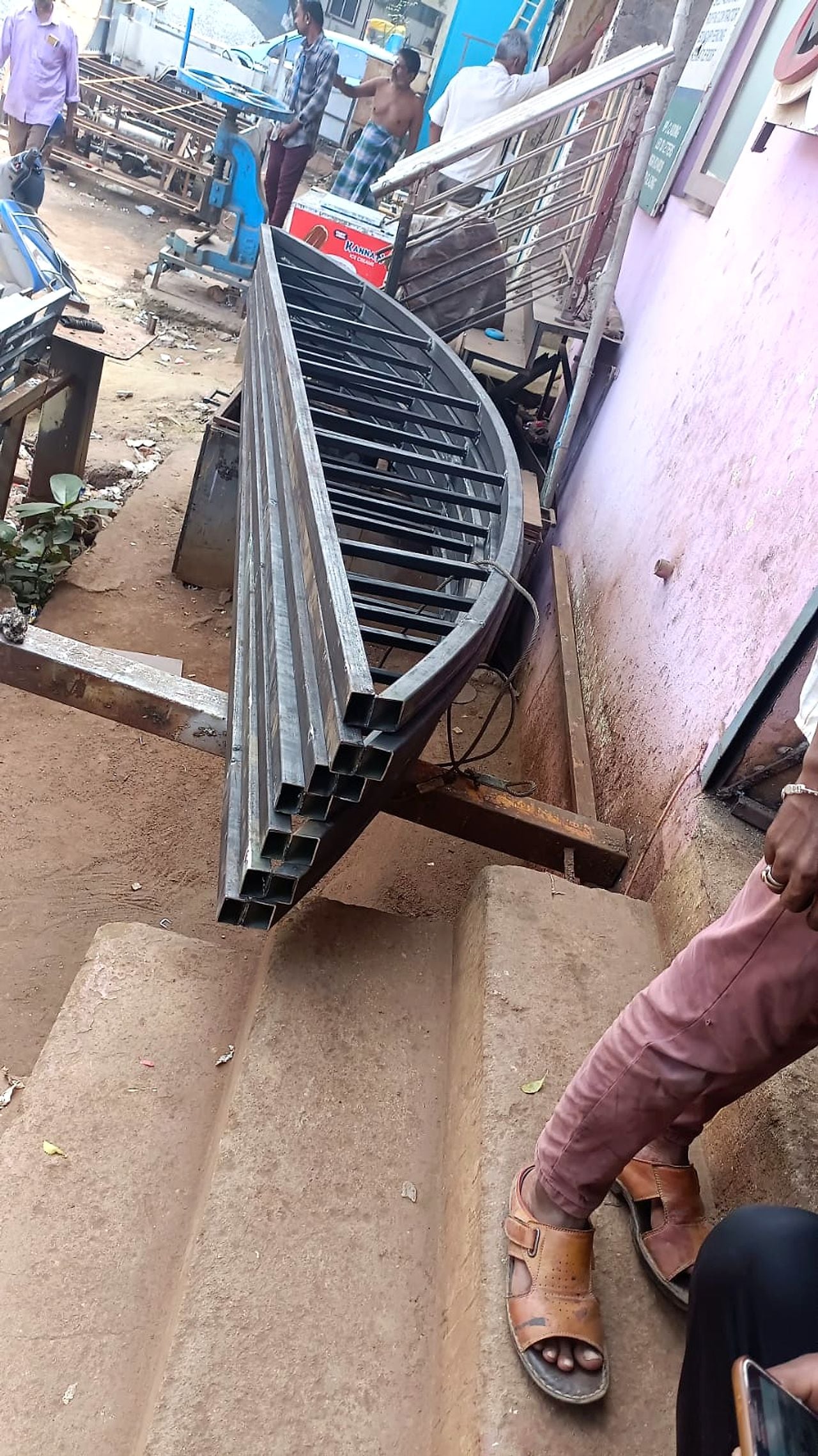 Curved Pergola Frame — Glass & Polycarbonate Pergolas by Boss Fabrication