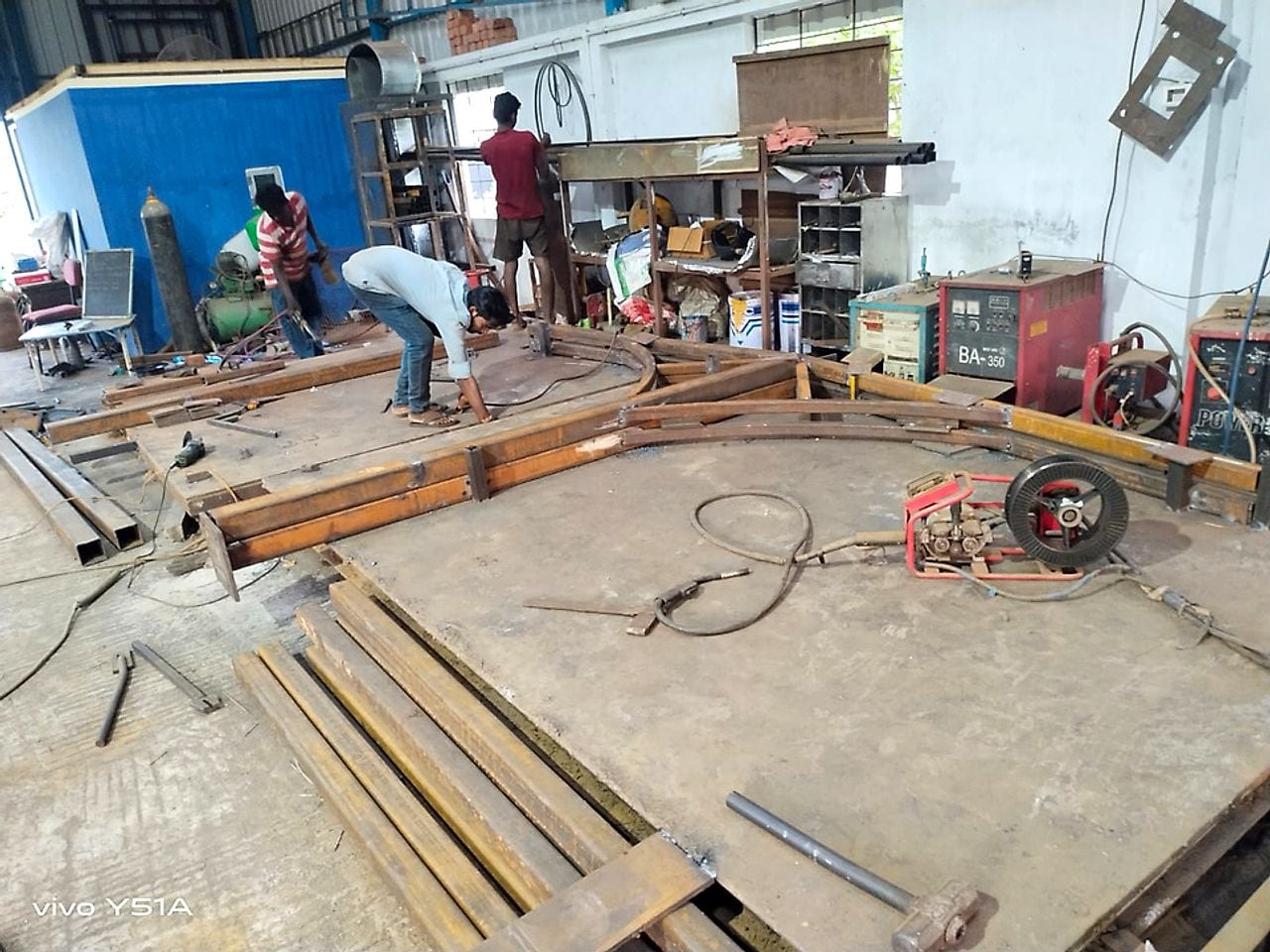 Cutting and fit-up bay, Thirupachur factory