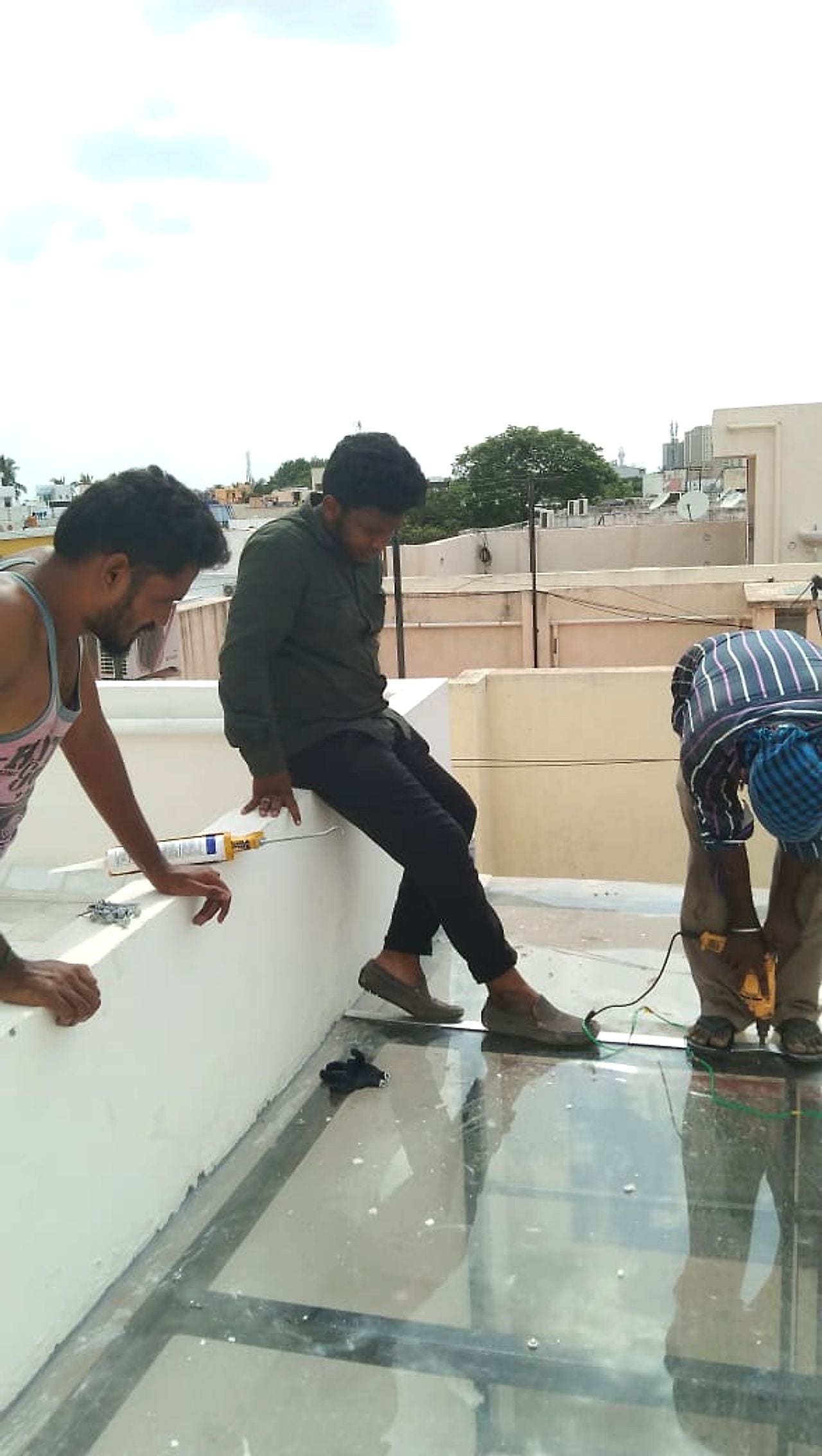 Glass Pergola Installation — Glass & Polycarbonate Pergolas by Boss Fabrication