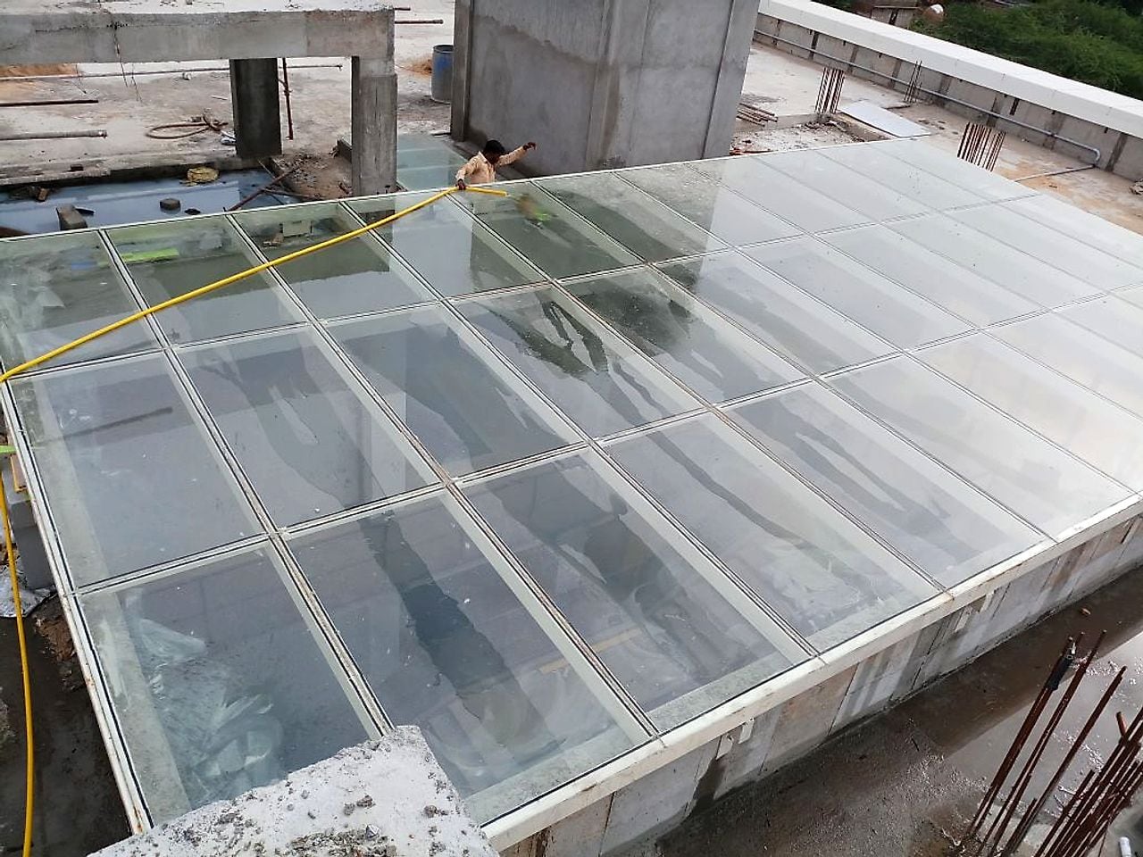 Glass Pergola — Roof Panel — Glass & Polycarbonate Pergolas by Boss Fabrication