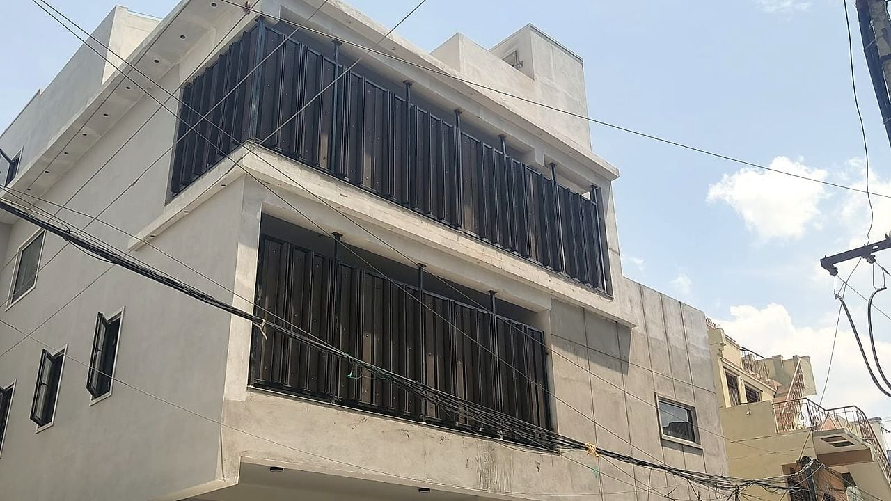 Balcony Louver Facade — Aluminium Louvers & ACP Cladding by Boss Fabrication