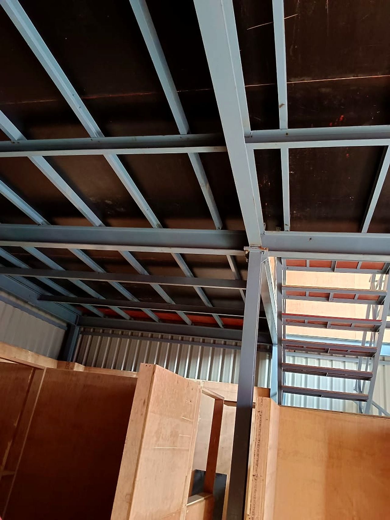Mezzanine Structure Detail — Mezzanine Floor Fabrication by Boss Fabrication