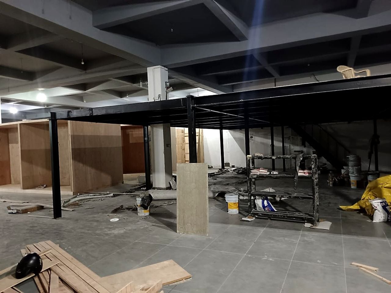 Mezzanine Steel Framing — Mezzanine Floor Fabrication by Boss Fabrication