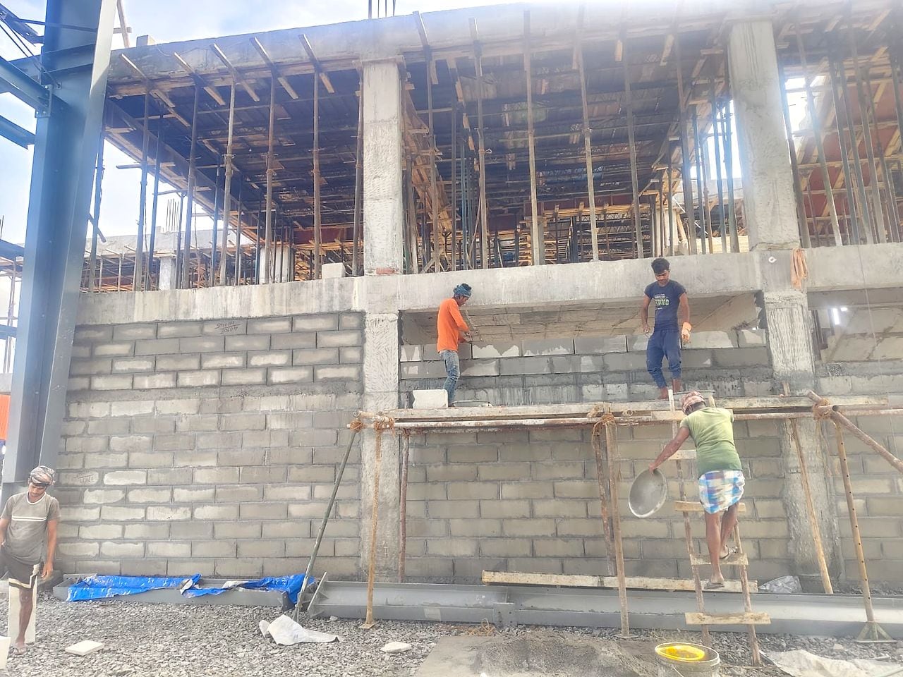 Block Work — Framed Building