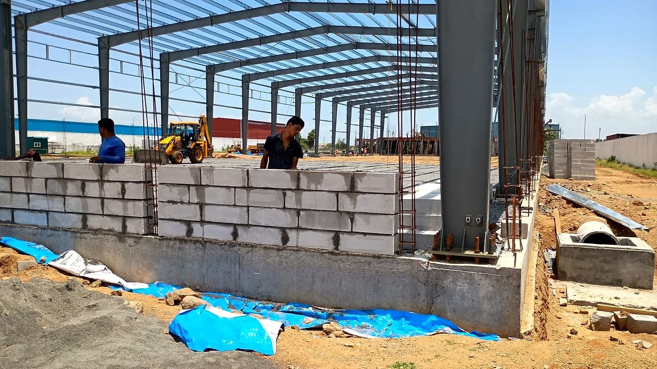 Block Work — Industrial Unit