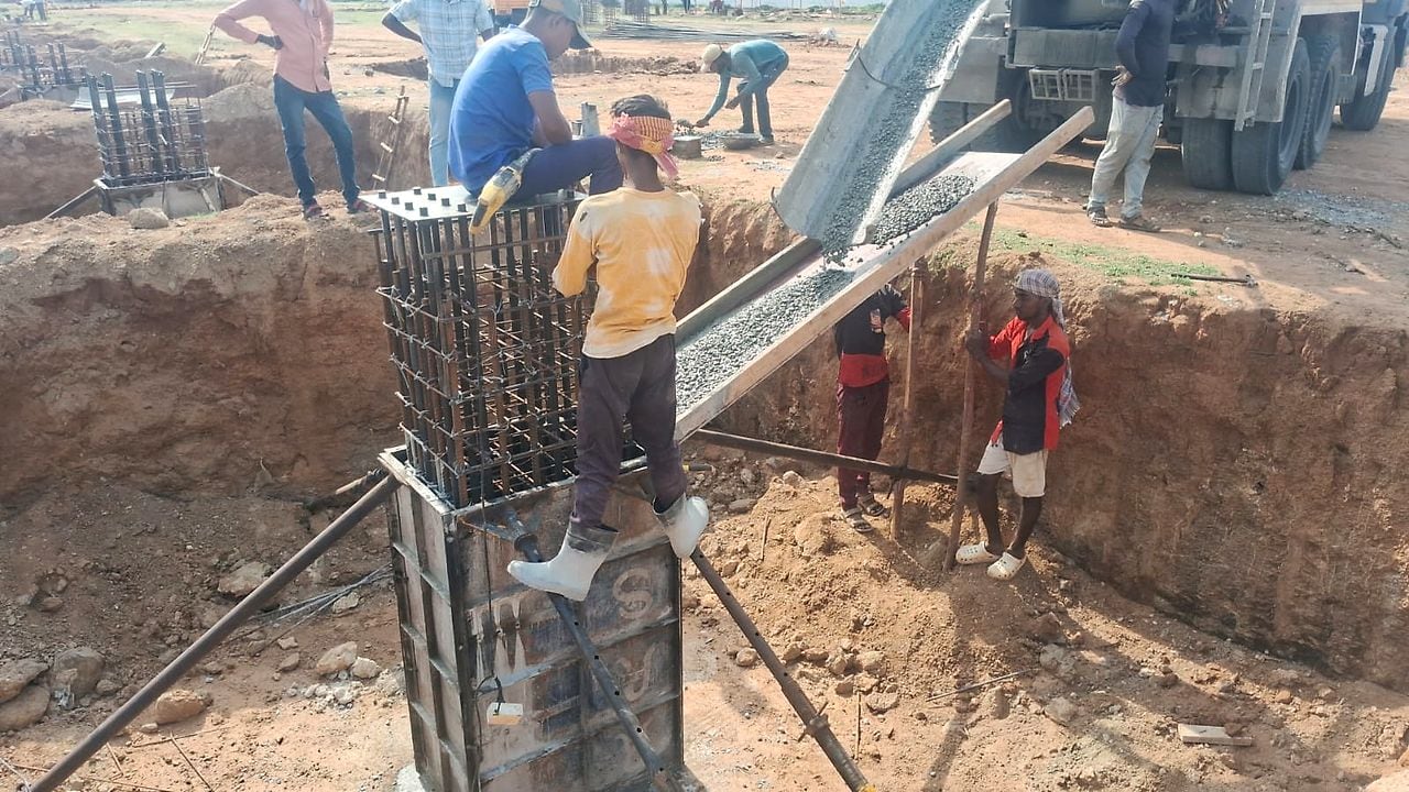 Column Concreting