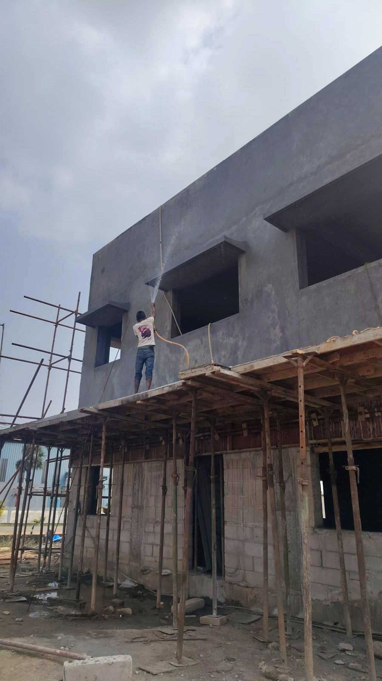 Two-Storey Plaster Works