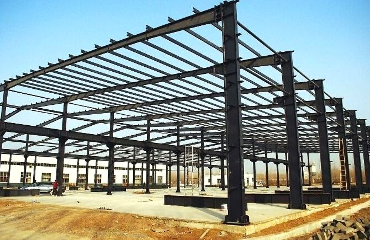 PEB Portal Frame Erection — PEB & Industrial Shed Fabrication by Boss Fabrication