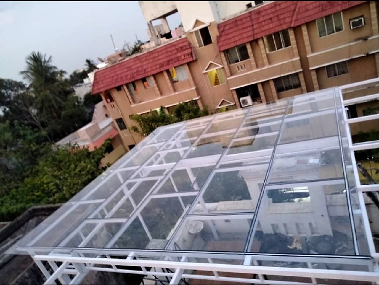 Polycarbonate Car Park Pergola — Glass & Polycarbonate Pergolas by Boss Fabrication