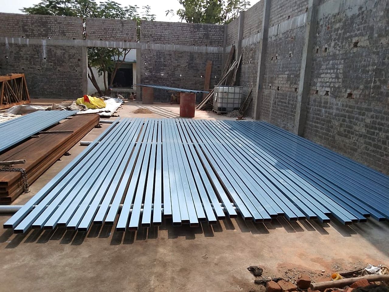 Fabricated Sections — Ready to Erect — Structural Steel Fabrication by Boss Fabrication
