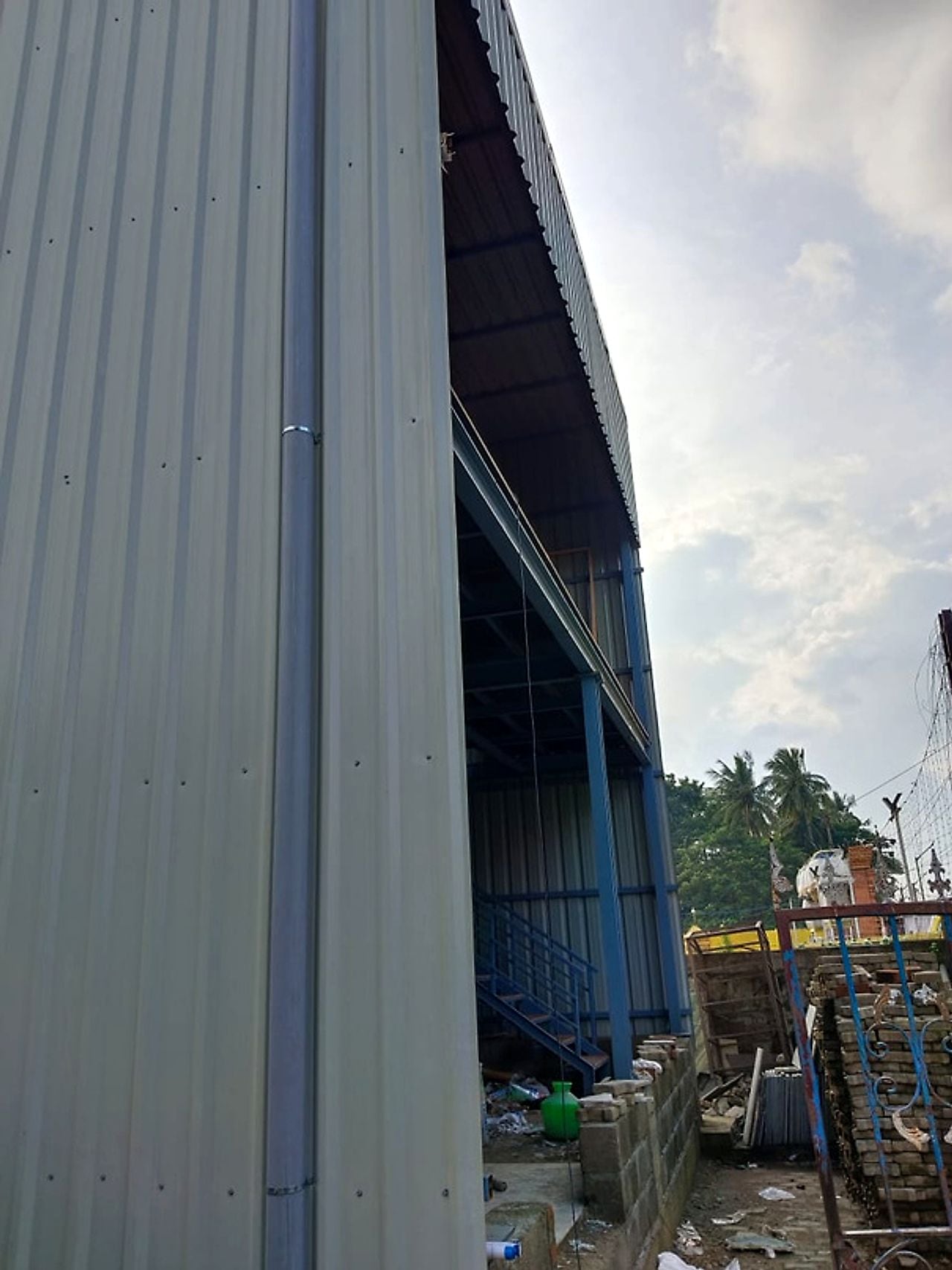 Clad Industrial Shed — PEB & Industrial Shed Fabrication by Boss Fabrication