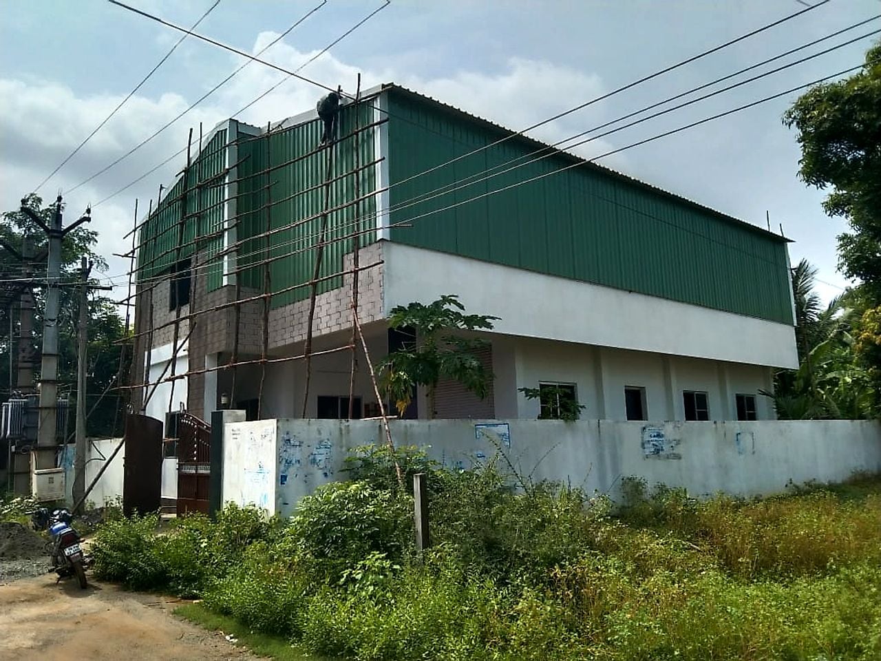 Completed Industrial Shed — PEB & Industrial Shed Fabrication by Boss Fabrication