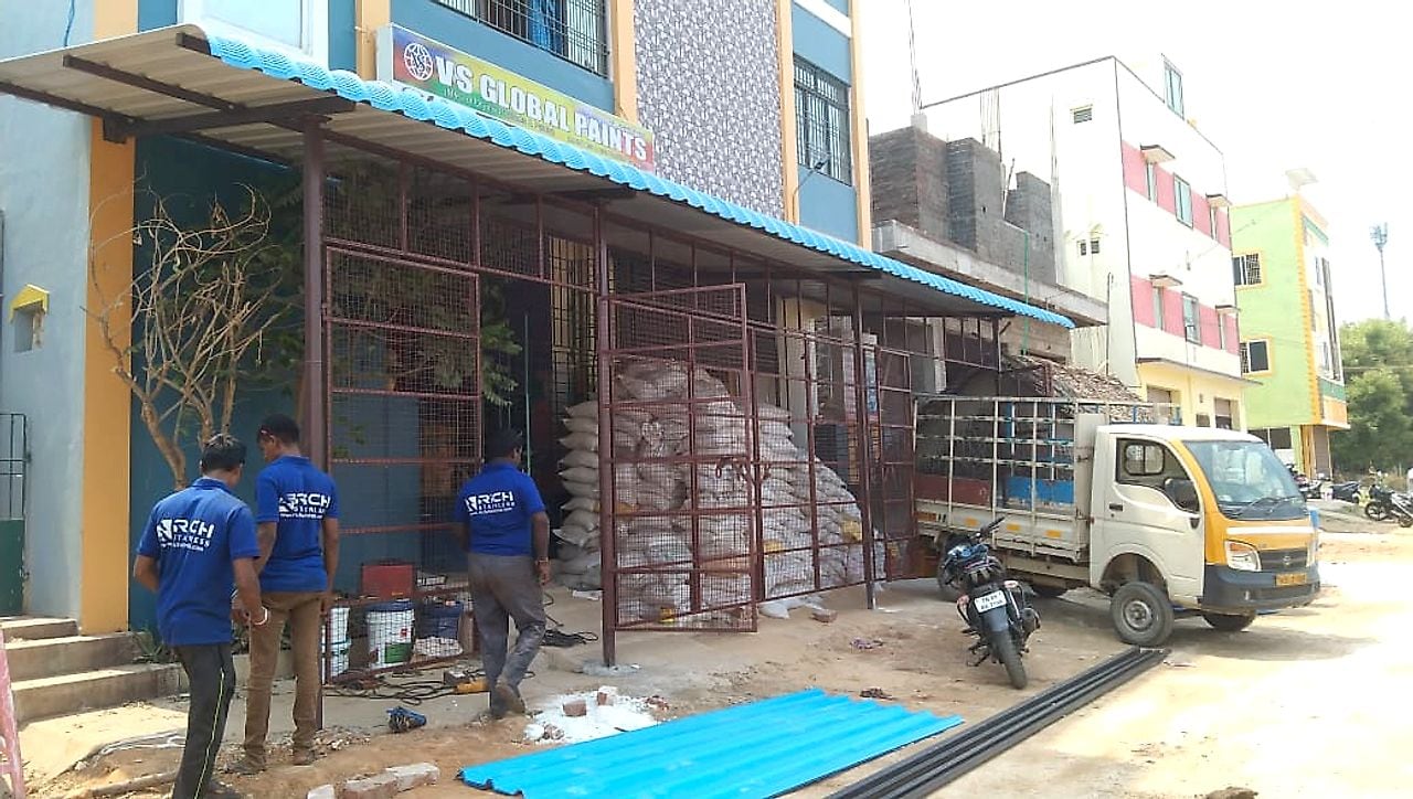 Shopfront Shutter & Canopy — Gates, Grills & Rolling Shutters by Boss Fabrication