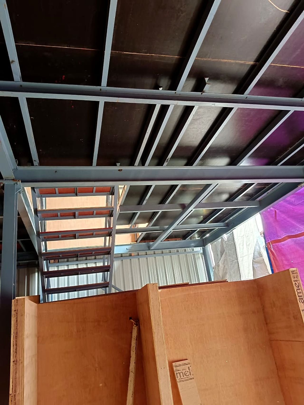 Steel Stair & Mezzanine Framing — Mezzanine Floor Fabrication by Boss Fabrication