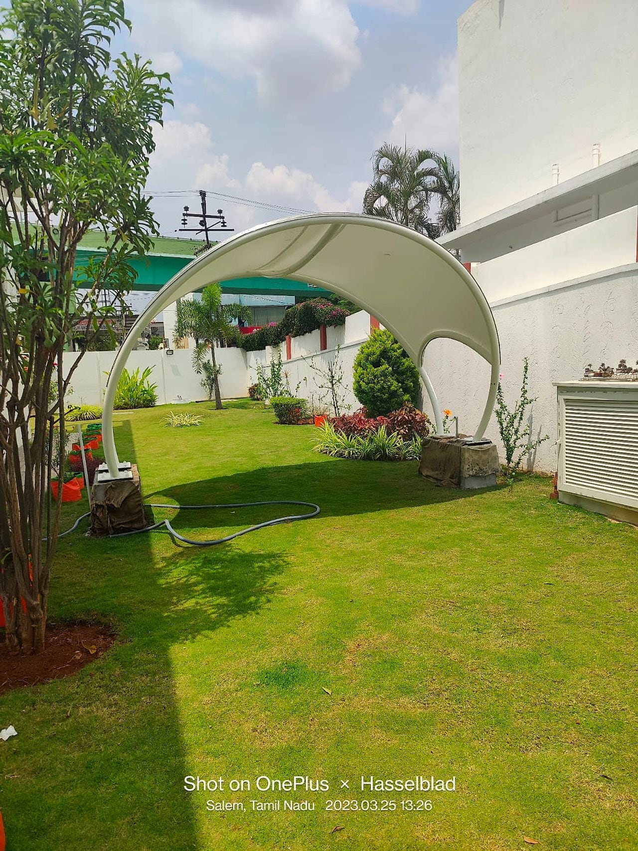 Tensile Garden Shade — Tensile Roofing & Car Park Structures by Boss Fabrication